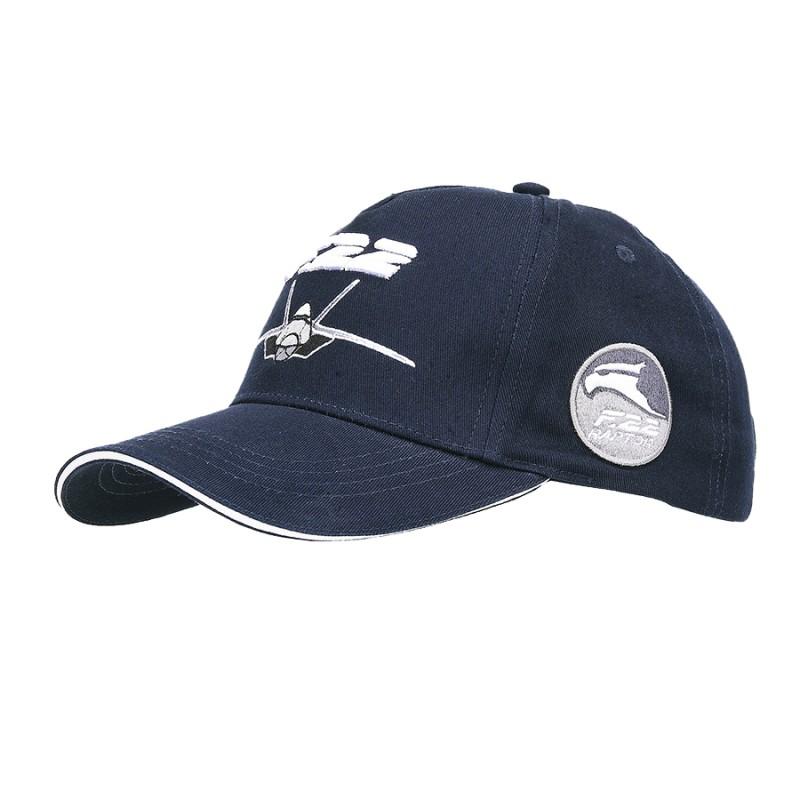 Cap F22 Raptor Blauw KIDS -2176-a